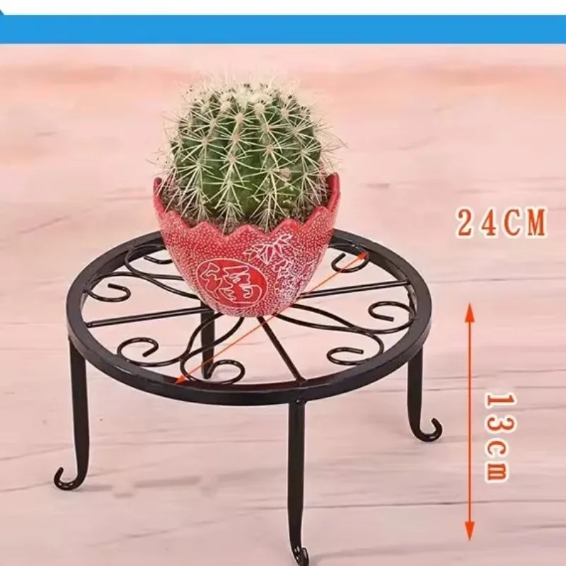 Iron Flower Pot Holder Metal Plant Holder Garden Plant Holder Balcony Home Decoration Holder