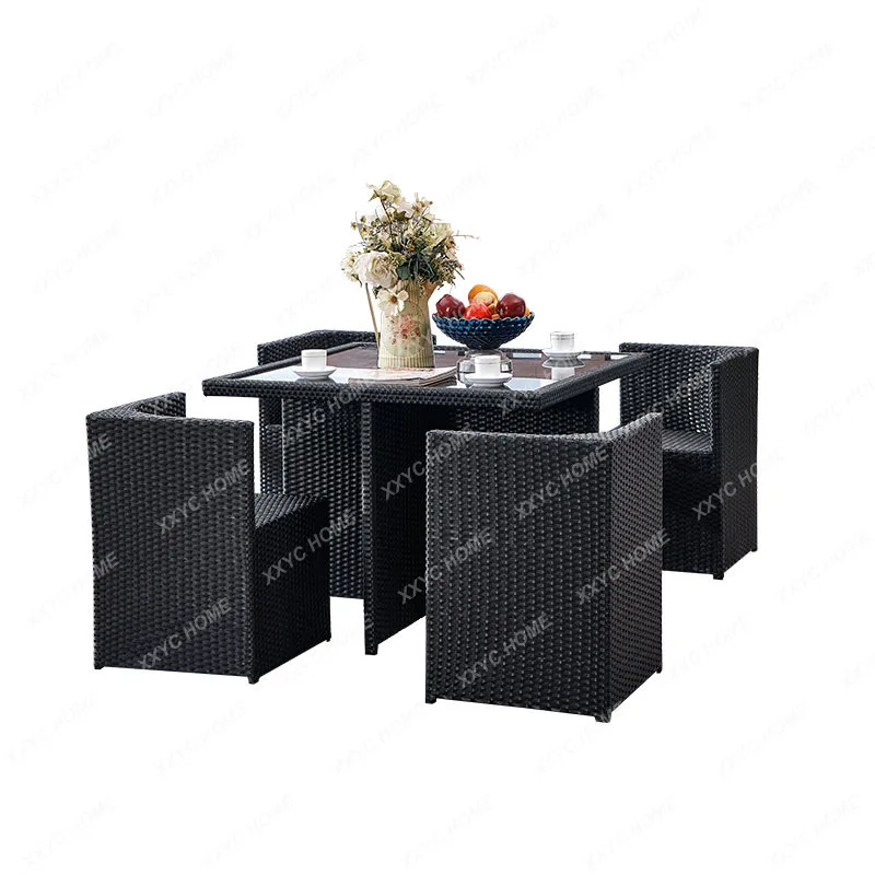 

Outdoor Leisure Rattan Storage Chair Garden Outdoor Seating