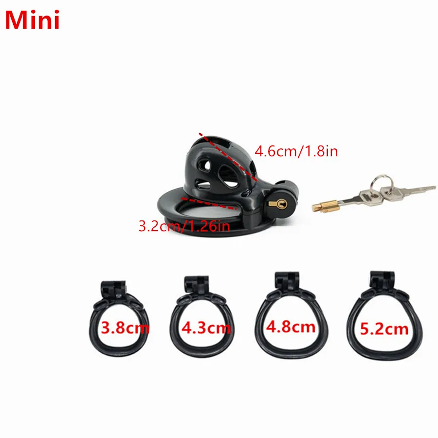 Superior Cobra Male Chastity Cage Lock Device With 4rings Sex toys for men