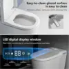 Tankless Smart Toilet with Warm Water Sprayer Dryer One Piece Bidet Toilet with Foot Sensor Operation Heated Bidet Seat 5