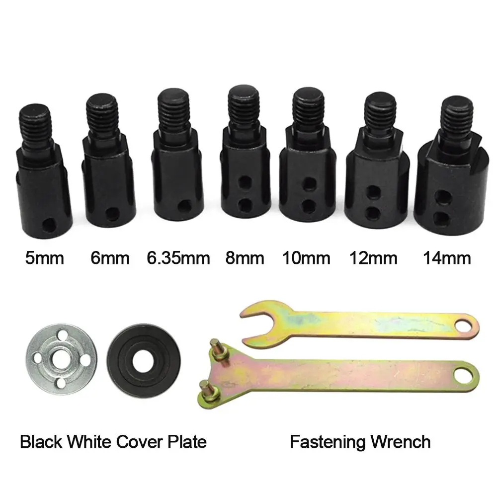 5/6/8/10/12/14mm Coupler Coupling Tools Grinding Polishing Motor Shaft Adapter Connecting Rod Sleeve Saw Blade Adapter