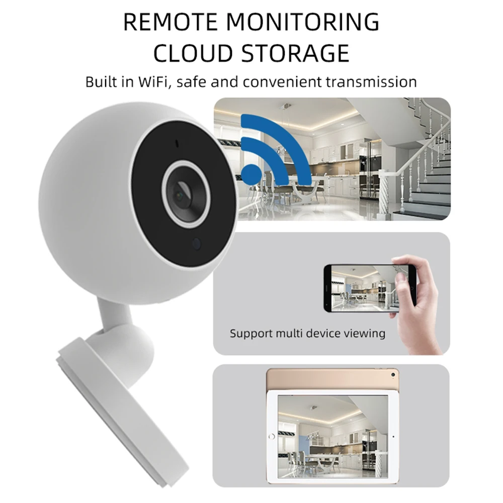 

HD Wireless Camera Surveillance IP Camera Mini Security Baby Monitor Indoor Cams Dog Cat Pet Motion Detect Night Vision Camera