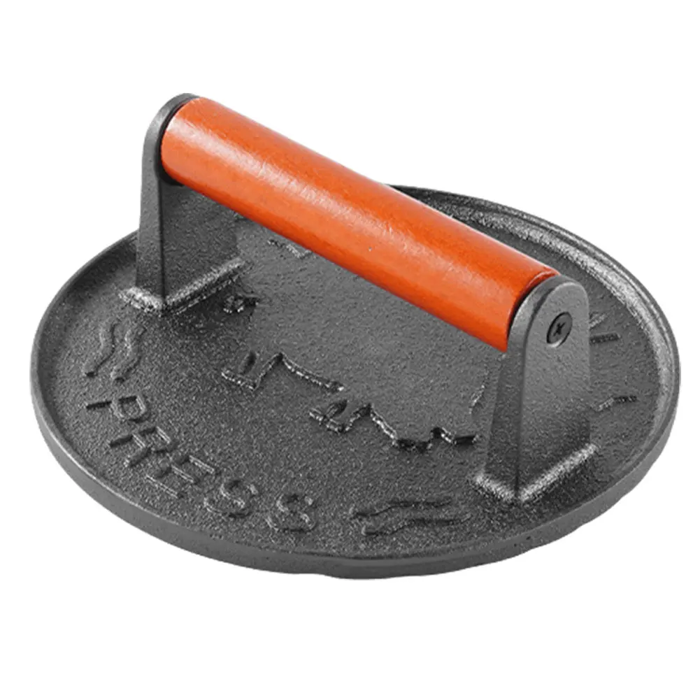 Cast Iron Smash Burger Press 5