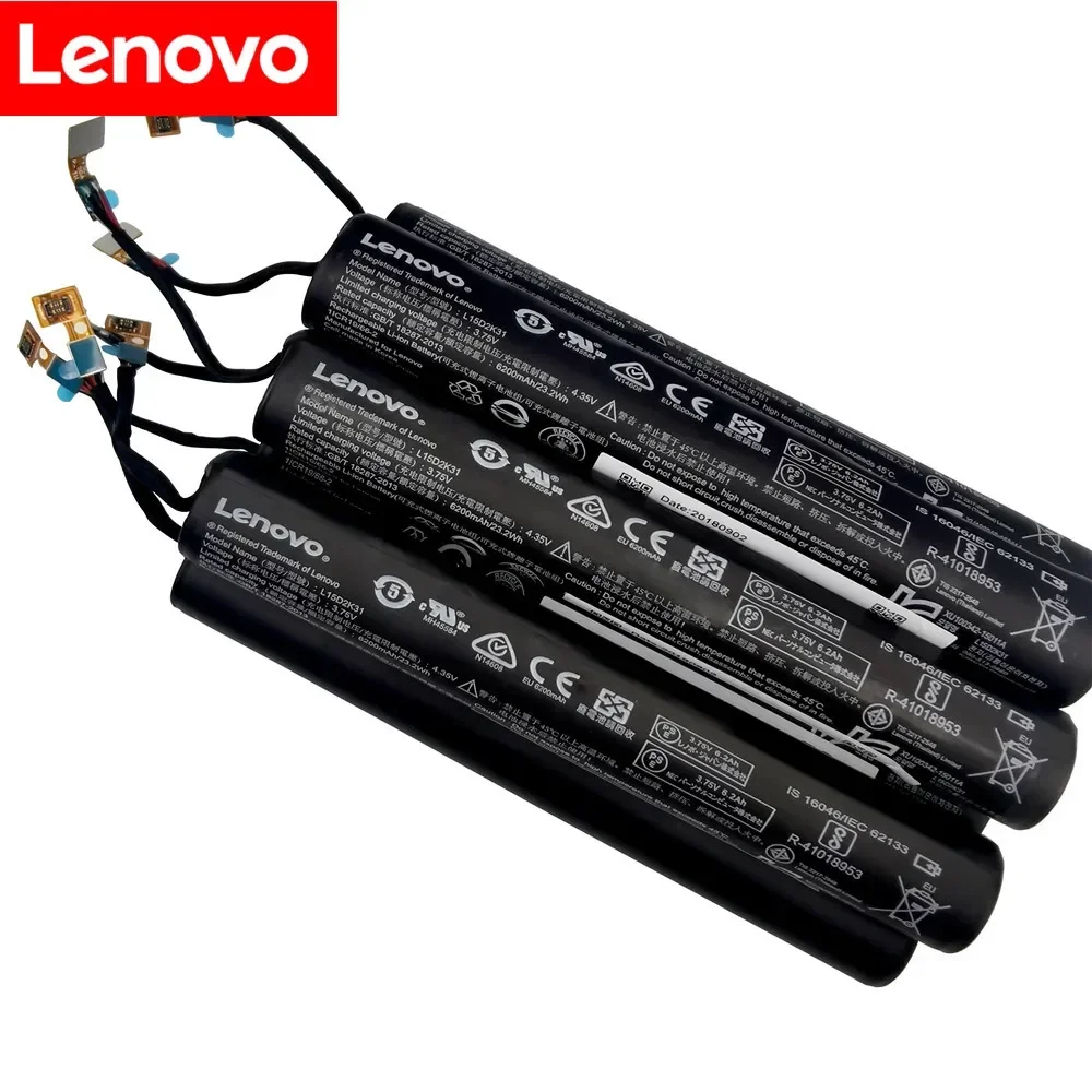 L15D2K31 Tablet Battery For LENOVO YOGA 3 Tablet-850M Yt3-850F YT3-850 YT3-850M YT3-850L L15C2K31 3.75V 6200mAh