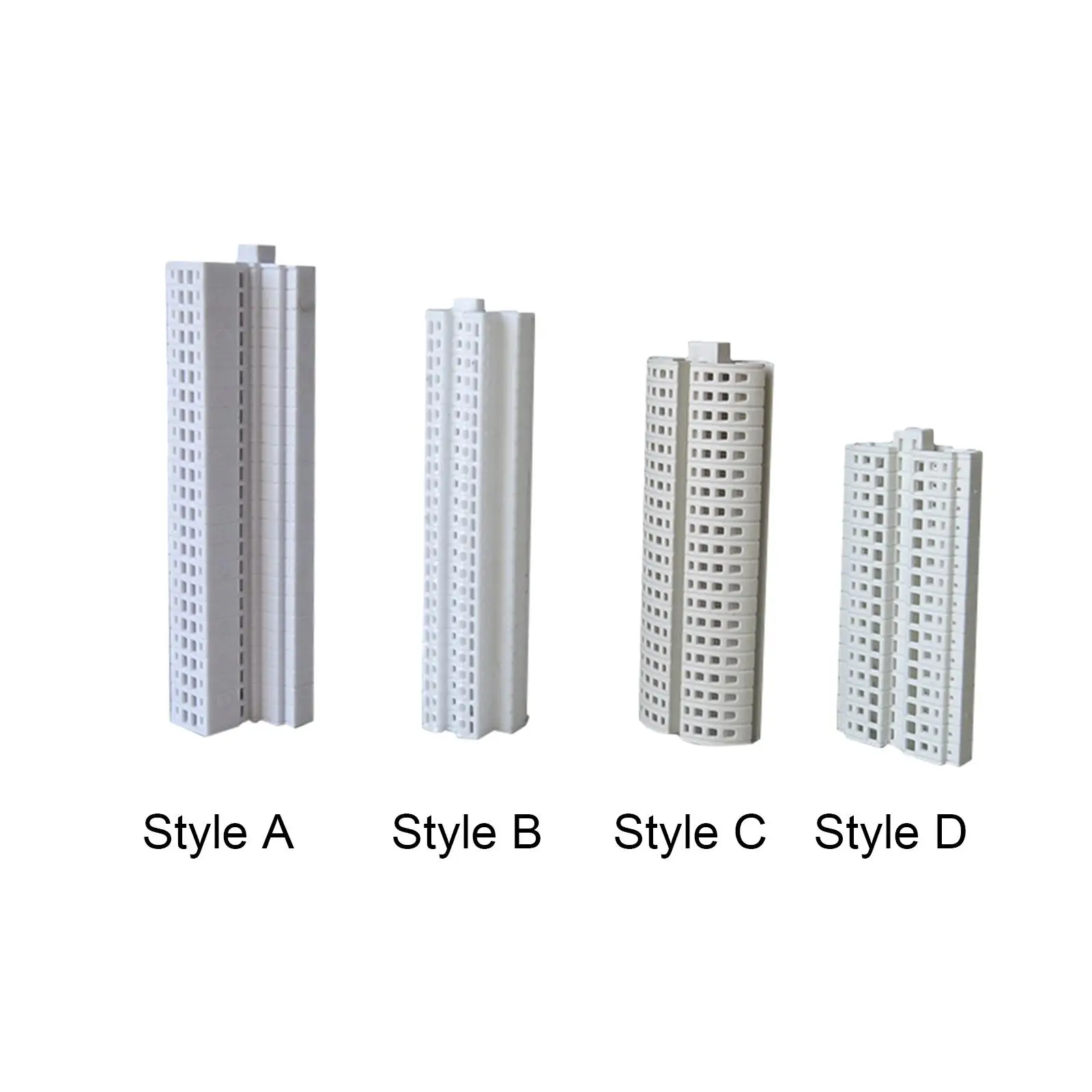 철도 건축 모델 DIY 레이아웃 사진 소품, 디오라마 주택 건물 1/800 건설 건..