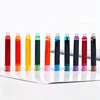 4 Boxes/40 Pieces Universal Ink Sac Refill Ink Practical Ink Cartridge Rerfill W/ Box 3.4 Mm Assorted Color for Office School 4