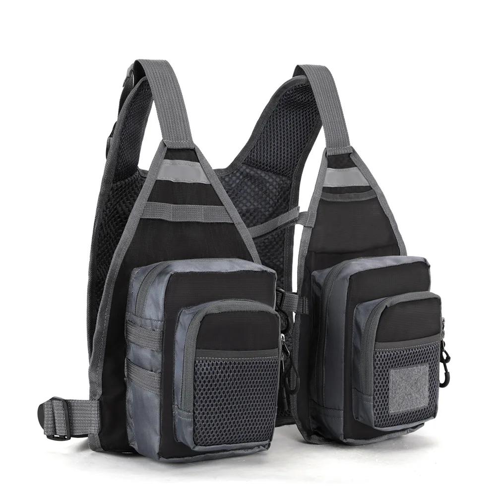 Description Picture 4 of itemOutdoor Fishing Vest Ultra Lightweight Fly Fishing Vest for Men and Women Portable Chest Pack One Size Fits Most