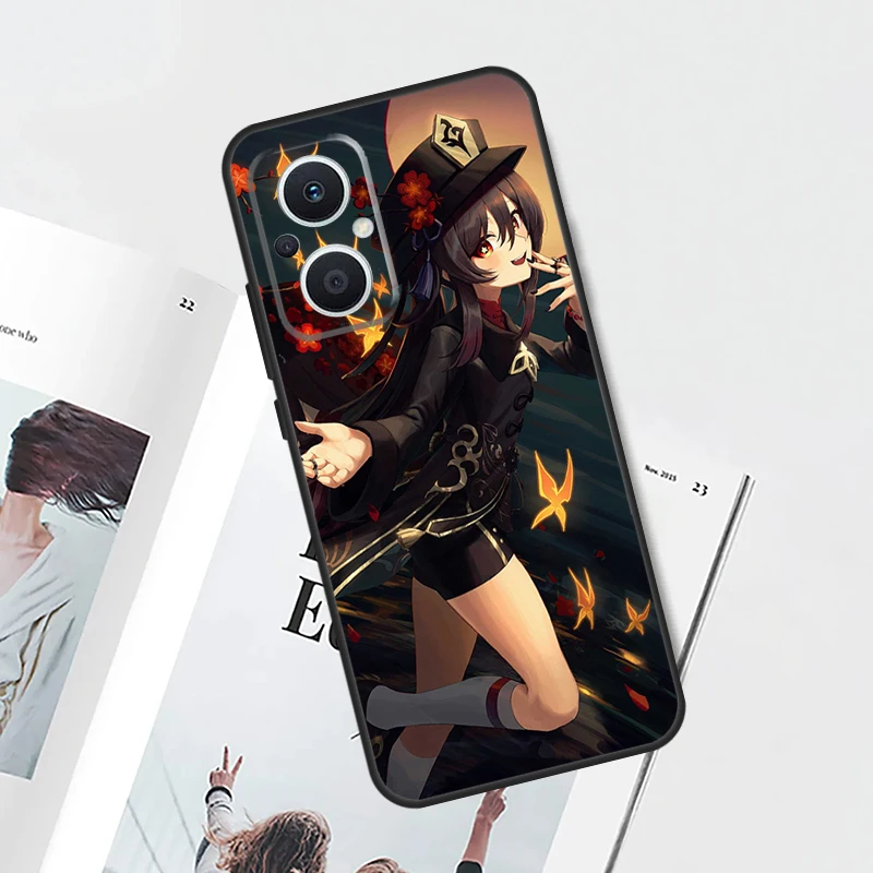 Genshin Impact Hutao Design Protective Phone Case