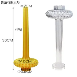 Elegant 3D Vase-Shaped Candle Mold for DIY Striped Column Candles - Home Decoration Tool (83001555)