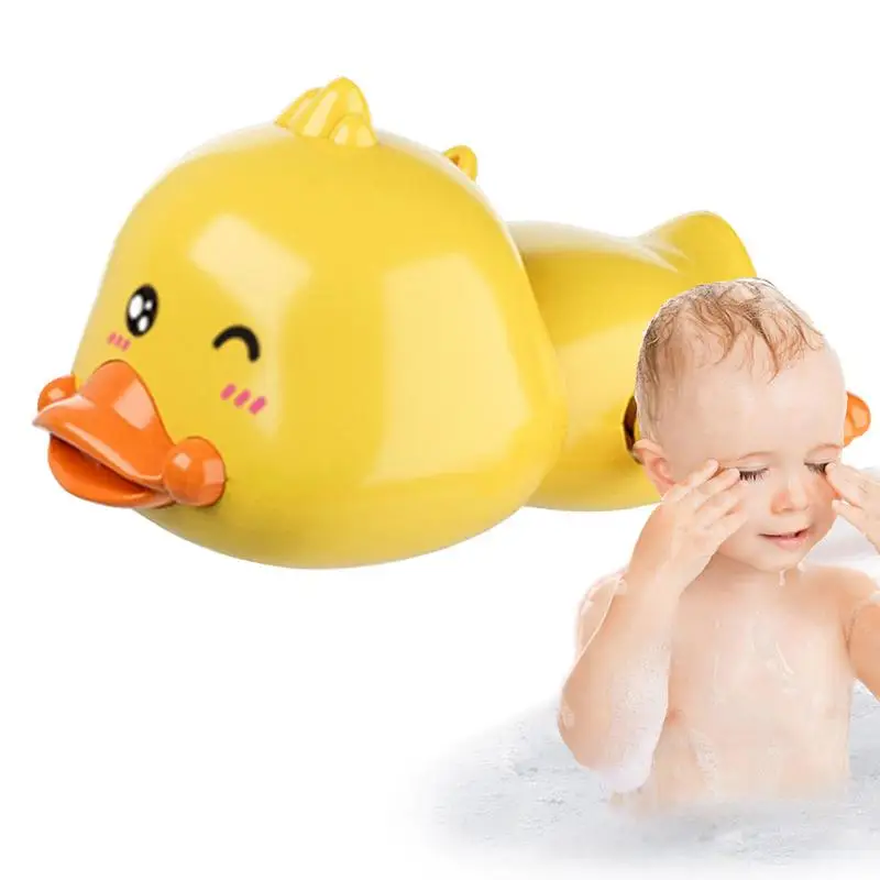 

Toddler Duck Bath Toy Cute Squirting And Floating Bath Toy Fun Shower Bathroom Water Play Kids Interactive Bathing Swimming Toys