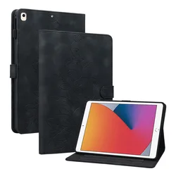 Premium Leather Protective Case for Tablets and iPads - Versatile Fit for Various Models (Black)