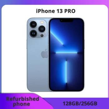 Telefono ricondizionato Apple iPhone 13 Pro 128/GB ROM 6.1" Super Retina OLED RAM 6GB A15 IOS Face ID NFC 5G Smartphone 13pro