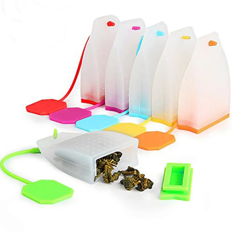 Tea Maker Food Grade Silicone Tea Strainer Bags Coffee Loose Leaves Infusers Strainers Infusers Teaware tea infuser tea strainer tea maker tea filter
