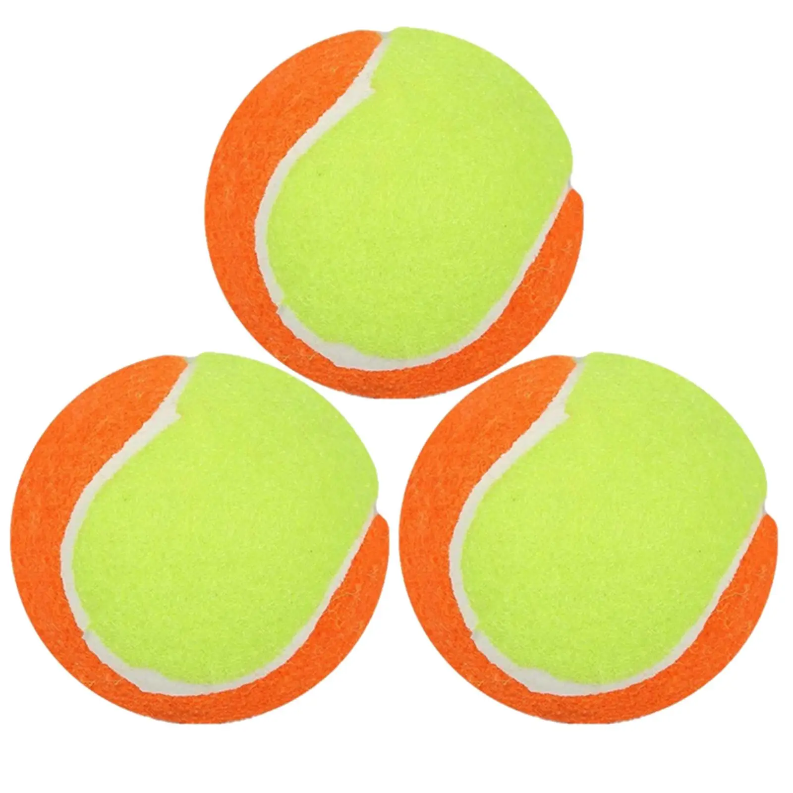 3x Tennis Easily Track pinwheel Hit Shots Dog Toy Soft Tennis Balls for for Outdoor Adult Dogs