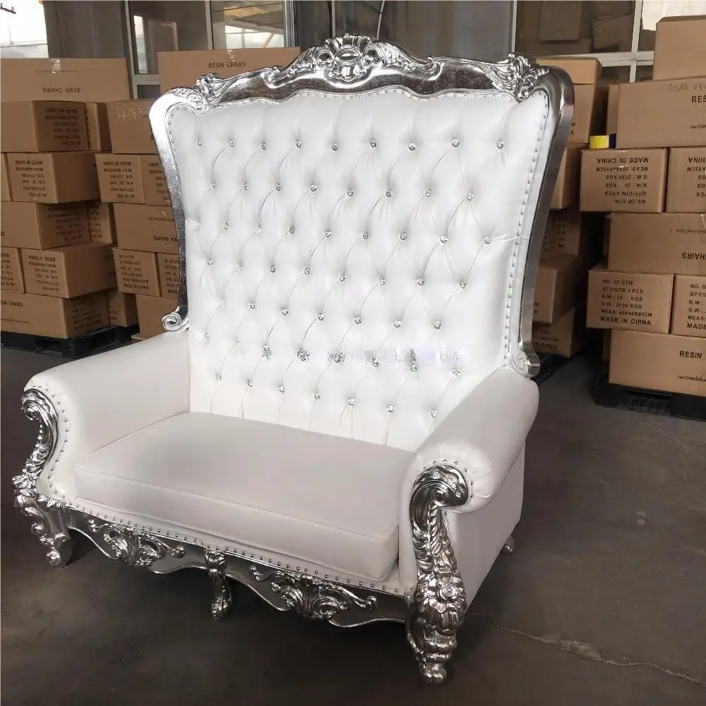 Modern casual simple hotel king chair luxury high back wedding chair