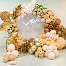 

181pcs Double Latex Birthday Balloon Garland Arch Kit Wedding Birthday Balloon Decor Baby Shower Party Balloon For Kids Globos