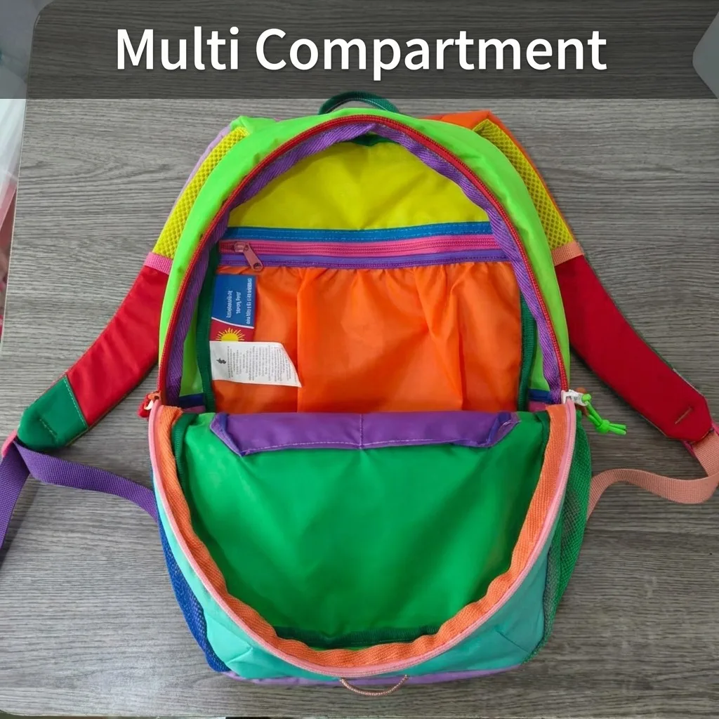 12L Children's Backpack Small Capacity Durable Fashionable Double Shoulder Bag with Alpaca Logo for School And Travel 5