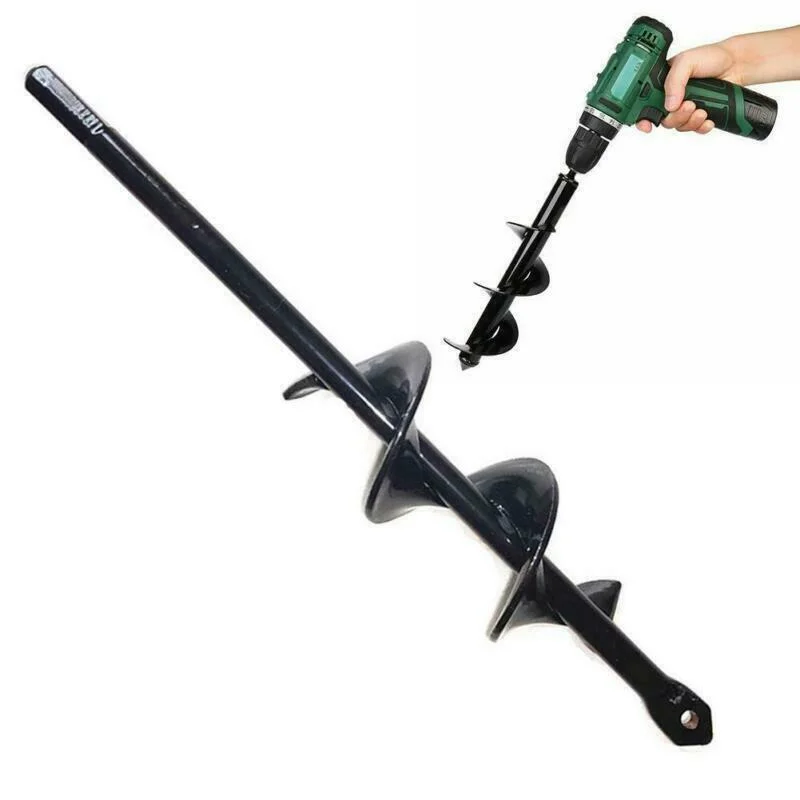 8 Sizes Garden Auger Drill Tool Spiral Hole Digger Ground Earth for