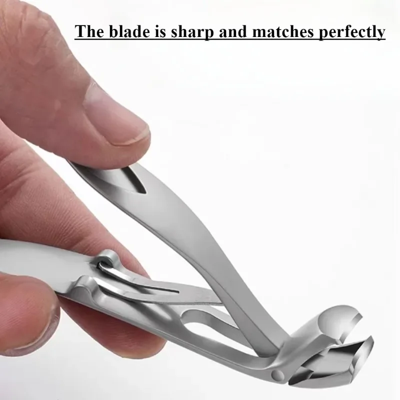 High-Quality Wide Fashional Nail Clippers Thick Hard Toenail Fingernail Pedicure Tools New Cutter Trimmer Manicure Scissors