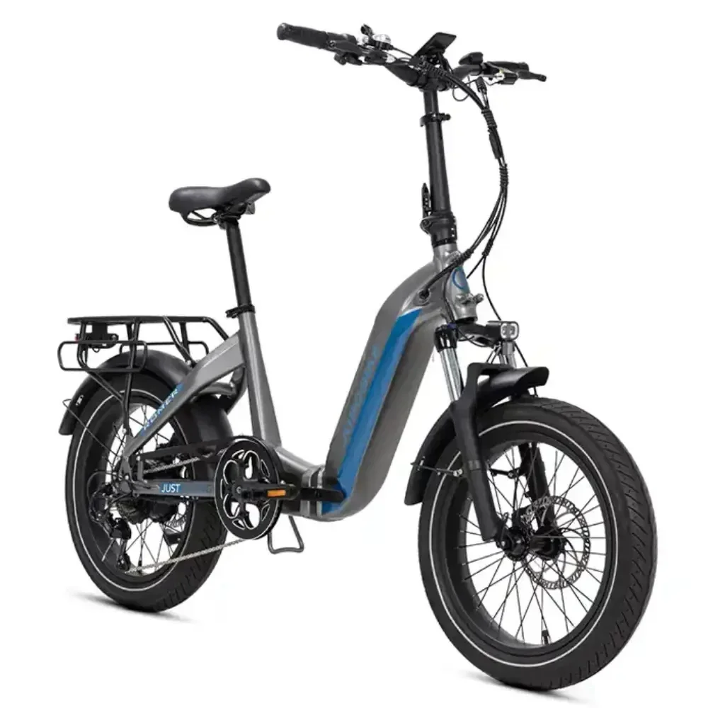 JOBOBIKE Romer Elektrofahrrad Fat Tires Faltbarer Rahmen 250WBafang Nabenmotor Elektrofahrrad 7-Gang Shimano Cargo Utility E-Bike 1