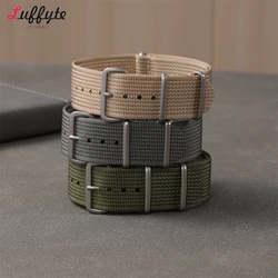 Universal Nylon Fashion Wrist Bracelet - Comfortable Men's and Women's Replacement Watch Strap - 22mm (Blue)