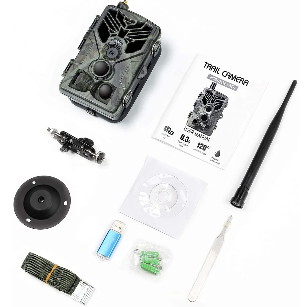 SUNTEKCAM 4G 4K HD1080P Night Vision Trap Game 120 Degree Hunting Trail Cam FTP SMTP MMS Wireless Cellular Wildlife Camera Cam
