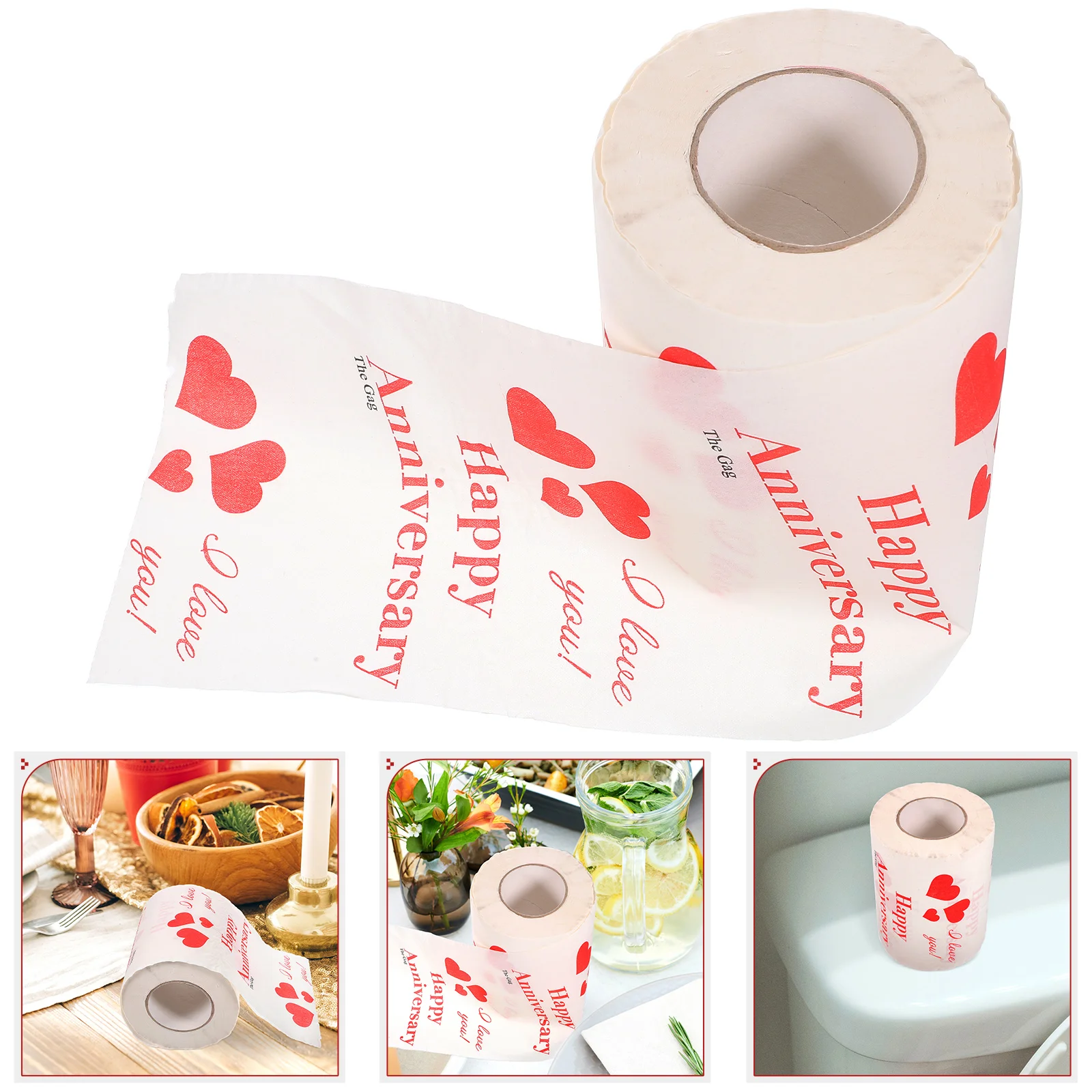 Gentle Printed Tissue Toilet Paper Decorative Virgin Wood Pulp Bathroom Supplies Travel
