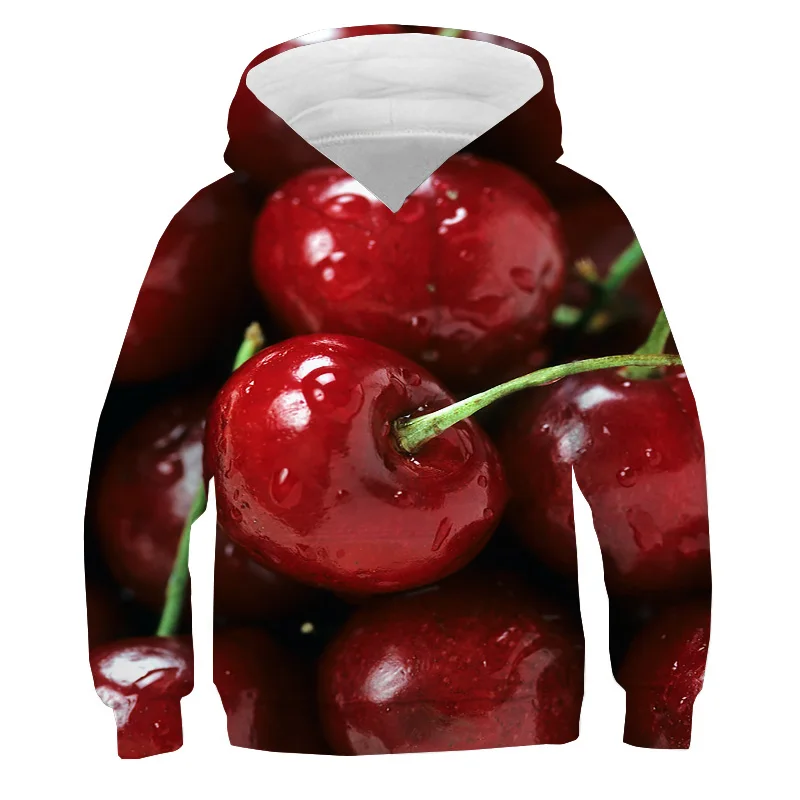 thumbnail image 1 of Sudadera con capucha con estampado de caramelos de colores, divertida sudadera con patatas fritas, jersey de macarrones para niños, camisetas de otoño, chándal informal, ropa para niños, 1 of 5