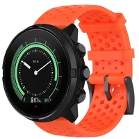 Bracelet en Silicone de 24mm pour montre intelligente SUUNTO 7 9 Baro D5, bracelet de remplacement pour sport spartan hr Fossil Q Hybrid correa 5