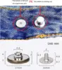 5Pcs Jeans Buttons Replacement 17mm No Sewing Metal Button Repair Kit Nailless Removable Jean Buttons Sewing Accessories 2