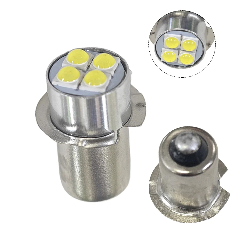 

1PC P13.5s High Brightness LED Bulb Indicator Lamp 10-60V 4W White Miniature Light Replace For Torch Flashlight Bicyle Work Lamp