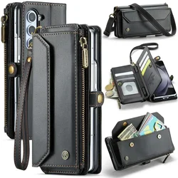 Luxurious Leather Flip Zipper Wallet Card Phone Case Cover - Galaxy S20 Ultra 5G (Black)