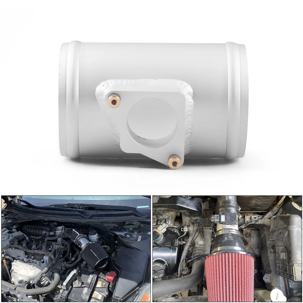 Air Flow Sensor Adapter Intake Meter Mount Base Air Flow Adapter For TOYOTA MAZDA 3 6 For SUBARU For SUZUKI 3inch MAF 76mm