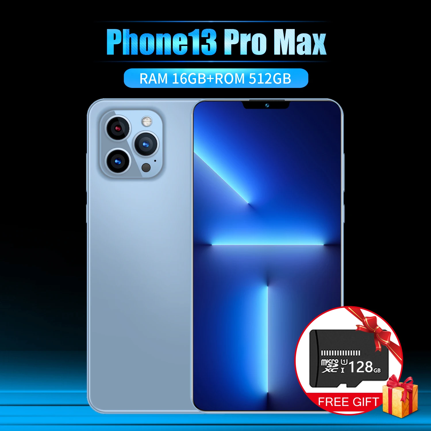 2022 New Cellphone 6.7 Inch U Screen 5G Smartphone 12GB+512GB for Apple IPhone 13 Pro Max Mobilephon Samsung Huawei Mobile Phone |