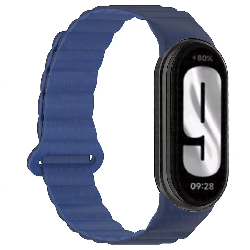 Silicone Magnetic Strap For Xiaomi Mi Band 9 Sport Wristband For Xiaomi Watch Miband 8 Accessories Watchcase Bracelet