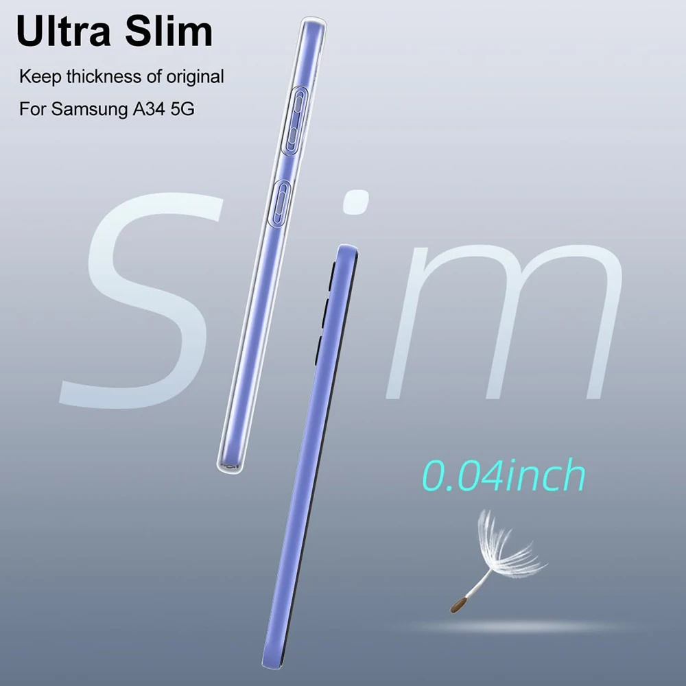 Premium Clear Ultra-Thin Silicone Soft Case - Luxury Protective Cover