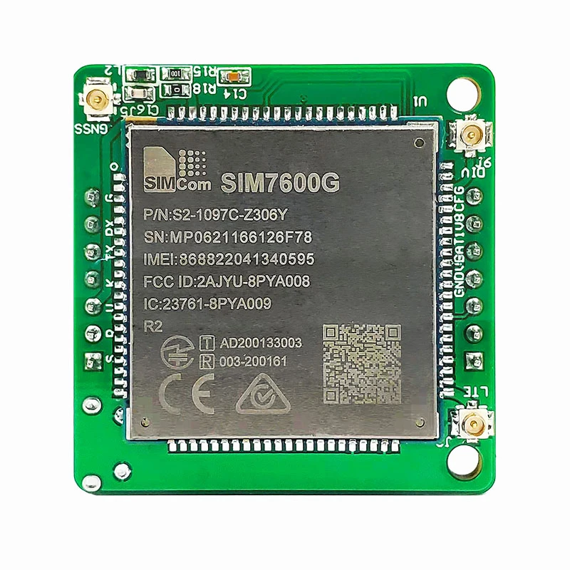 

SIMCOM SIM7600G макетная плата, Многодиапазонная фотосессия/LTE-FDD/HSPA + GSM/GPRS/EDGE LTE CAT-1, модуль Downlink 10 Мбит/с Uplink 5 Мбит/с