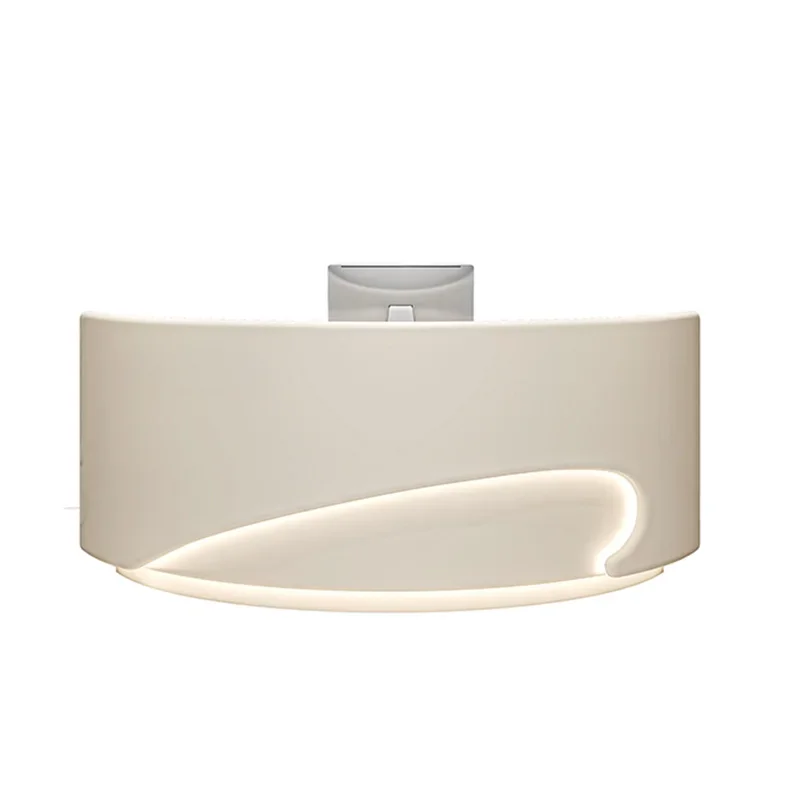 Italian Style Simplicity Reception Desks High-end Nail Salon Beauty Salon Reception Desks Designer Office Furniture Recepce HBRD