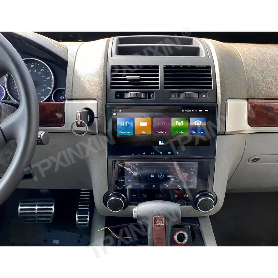 Touch Screen Climatizzatore Per Volkswagen Touareg 2003-2010 - 7 Pollici LCD, Android, Pulsanti Grandi - Foto 9