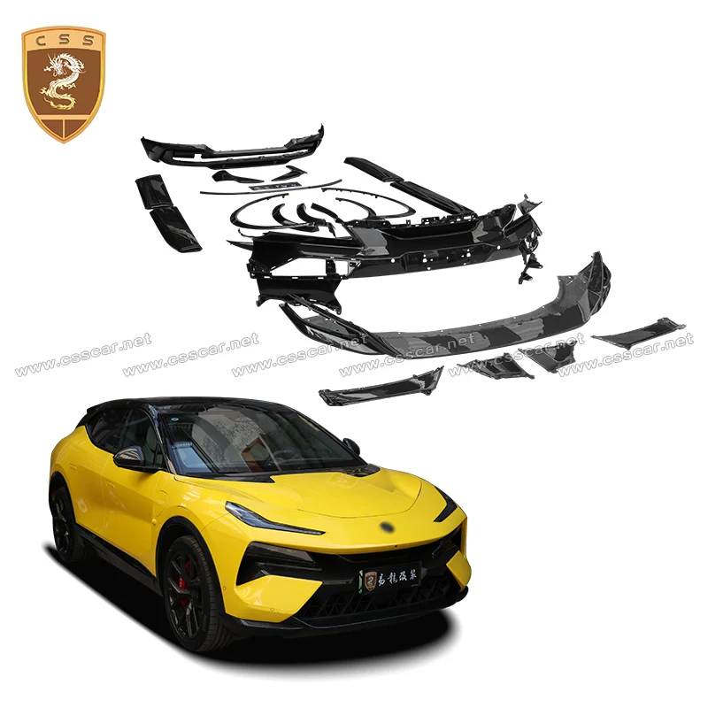 

OEM Style Car Engine Hood Trim Strip Side Skirt Wheel Arch Mudguards Fender Flare Extension Front Bumper Lip For Lotus Eletre