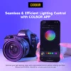 Colbor Wonder W100 RGB 100W LED Video Light with Battery Power Base Pocket Photography Fill Light for Shoot Vlog Live Streaming 5