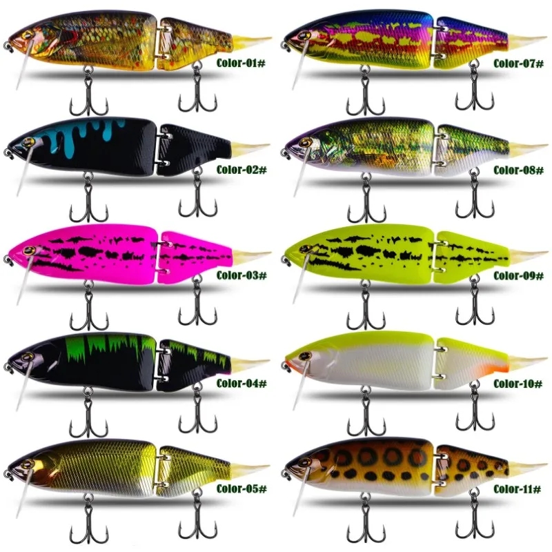 Jointed Bait 135mm 33g /165mm 60g Swimbait Fishing Lures Hard Body Floating  Bass Pike Fishing Bait Tackle Drt Klash Swimbait - AliExpress