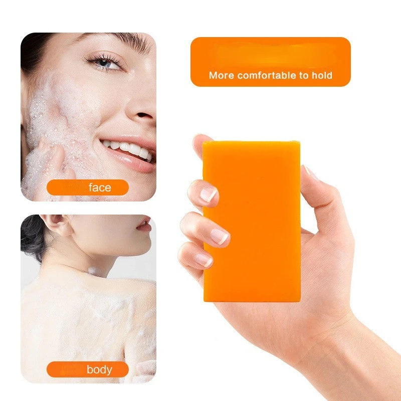 Kojic Acid Soap Original Handmade Deep Whitening Cleaning Cleansing Soap Lightening Brighten Bar Skin Essential Oil Soap 65g