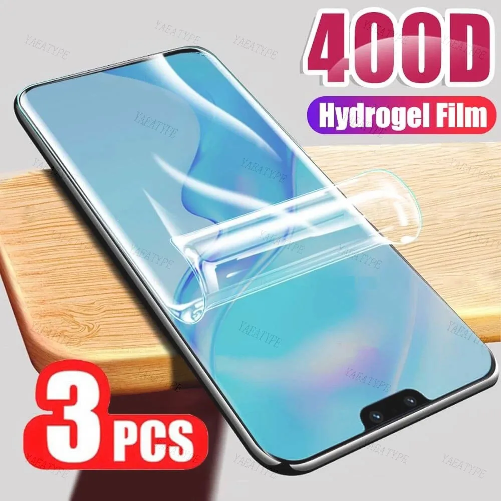 

3PCS Full Glue Hydrogel Film For Huawei Honor 8X 9X 8A 9A 8C 9C 8S 9S 9i 10i 20i 20S Play Protective Screen Protector HD Film