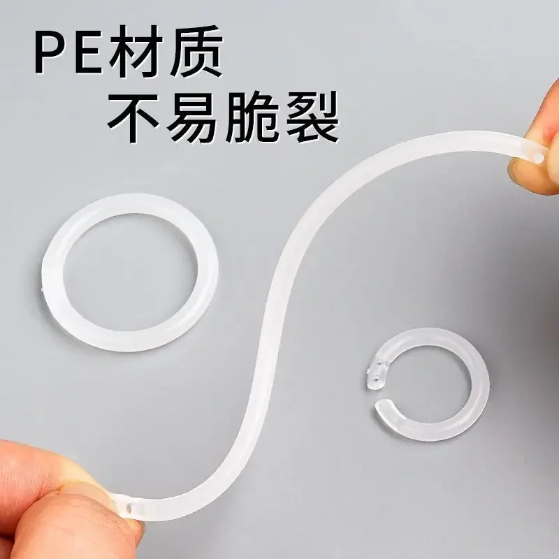 100pcs Loose Leaf Binder Rings Colorful Book Ring Keychain For Cards Paper Notebook Index Cards School Home Or Office Use