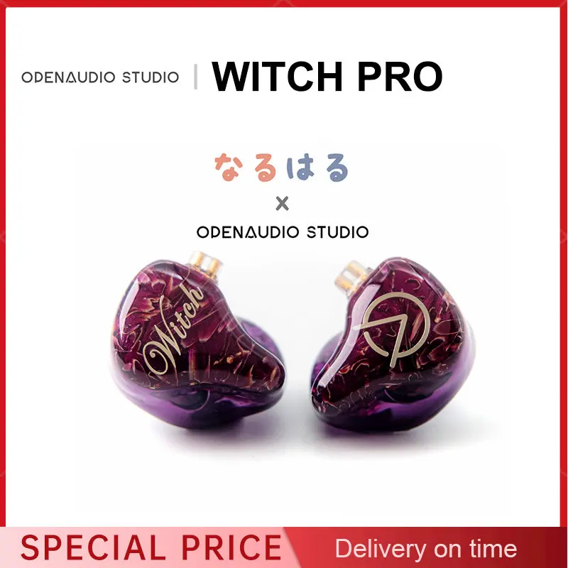 

OPENAUDIO WITCH PRO 1DD+1BA Hybrid Unit In-ear Earphone IEM Hifi Music Earbuds 0.78mm Detachable Cable Headset