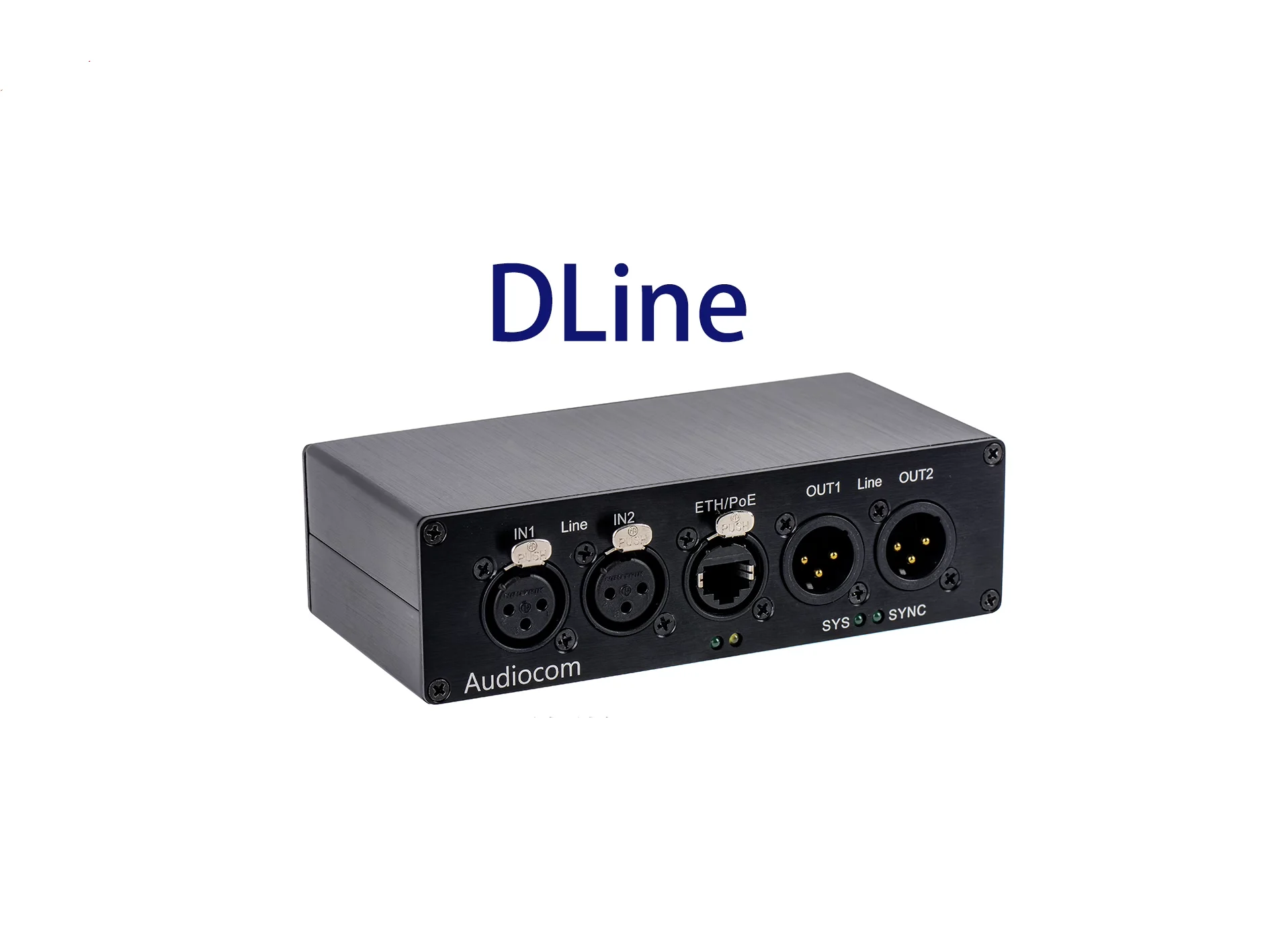 

Audiocom Dante AES67 Audio Network Transmission Interface Box