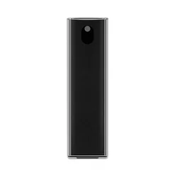 All - in - One Screen Cleaning Kit with Microfiber Wipe and Cleaning Solution (Black)