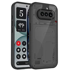 Clear Air Cushion Shockproof Silicone Bumper Case with Hard Matte Back Cover - Nothing Phone (4a) (Matte Hard Case)