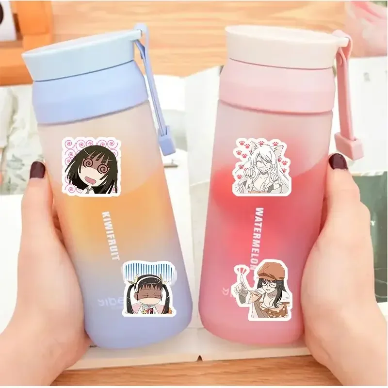 Bakemonogatari Anime Sticker Araragi Koyomi Hachikuji Mayoi Nisemonogatari Kawaii Stickers Stationery IPad Phone Case Decorative